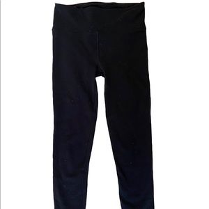 Black Lululemon leggings with holes!